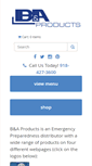 Mobile Screenshot of baproducts.com